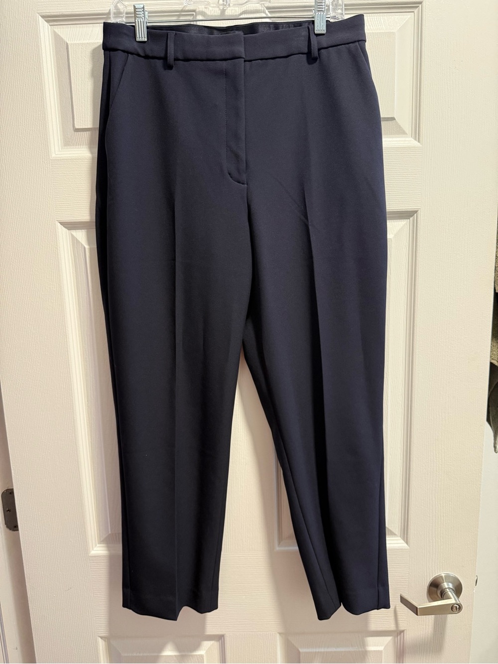 Express editor straight-Leg ankle Dress Pants *navy blue*